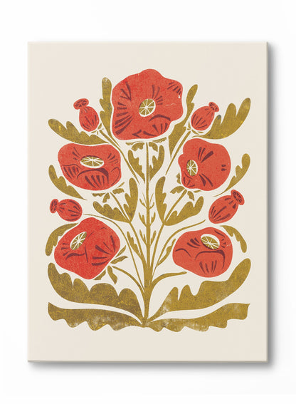 Blooming Poppies, Poster